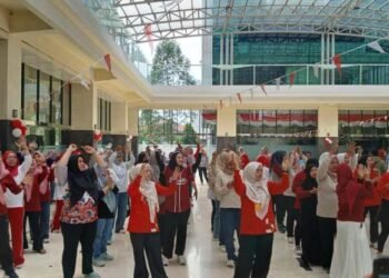 DWP Tangsel Rayakan HUT ke-80 RI dengan Outbond