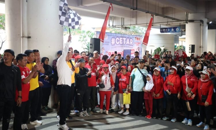 Bupati Tangerang dan Kapolres Tangsel Lepas Jalan Sehat Di Intermoda Cisauk