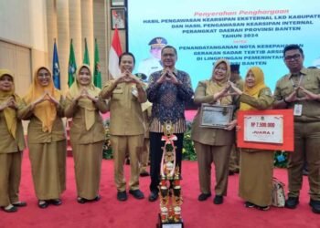 Kabupaten Tangerang Raih Peringkat Pertama Pengawasan Kearsipan Eksternal 2024 Tingkat Provinsi Banten