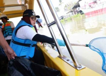 Wabup Intan Hadiri Aksi Bersih Satu Hari untuk Bumi Merdeka dari Sampah