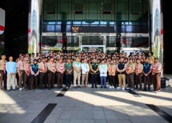 Pilar Saga Ichsan Lepas Divisi Keamanan Volunteer Tangsel untuk Sukseskan World Muslim Scout Jamboree 2025