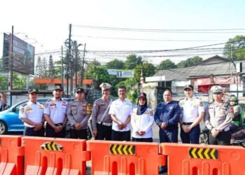 Dishub Tangsel Uji Coba Sistem Satu Arah di Pondok Cabe