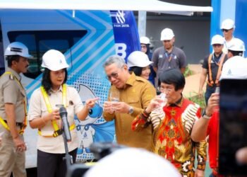 Benyamin Davnie Hadiri Peresmian IPA Pesanggrahan, Suplai Air Bersih Jakarta-Banten