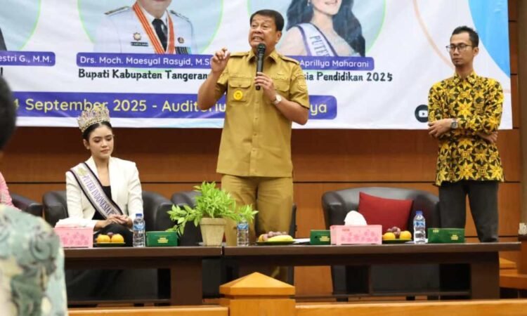 Bupati Tangerang Sampaikan Kuliah Umum di UNIPI Curug