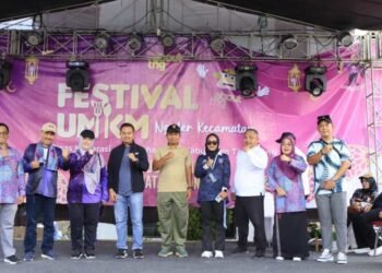 Acara Puncak Festival UMKM Ngider Kecamatan Disambut Antusias Warga Kronjo