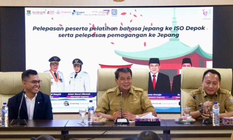 Bupati Tangerang Lepas Peserta Magang ke Jepang dan Peserta Pelatihan Bahasa Jepang