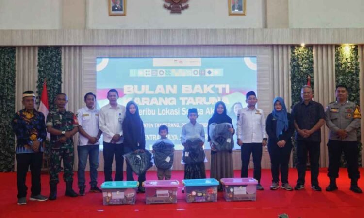 Kolaborasi Kemensos dan Karang Taruna, Pemkab Tangerang Salurkan Bantuan untuk 50 PPKS