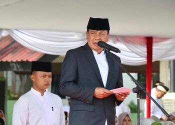 Pimpin Apel Hari Santri, Bupati Tegaskan Santri Harus Jadi Pelaku Sejarah