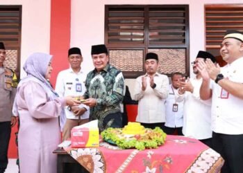 Bupati Resmikan Gedung SDN Pancar Budaya Desa Tegal Angus Teluknaga
