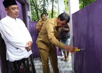 Bupati Tinjau Ponpes Darussalam Jengjing sebagai Penerima Bantuan Sanitren