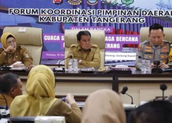 Siaga Cuaca Ekstrem, Pemkab Tangerang Gelar Rapat Darurat