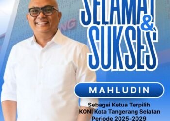 Mahludin Terpilih Aklamasi sebagai Ketua KONI Tangsel Periode 2025-2029