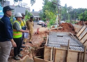 Progres Capai 90 Persen, Pemkot Tangsel Bangun Beronjong dan Ground Tank di Perumahan Serpong Green Park