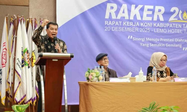 Buka Raker KONI, Bupati Tangerang: Olahraga Jadi Instrumen Jaga Kehormatan Bangsa