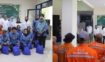DWP Bersama DLH Tangsel Berbagi Bersama Penyapu Jalanan