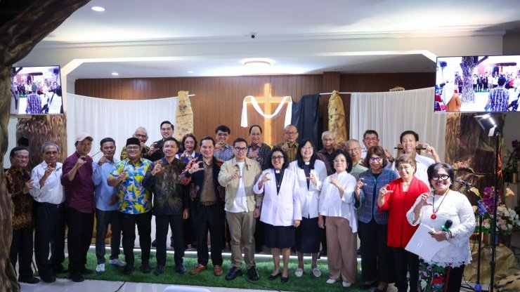 Wakil Wali Kota Tangsel Pilar Saga Ichsan Resmikan Rumah Pastori GPIB Jurang Mangu