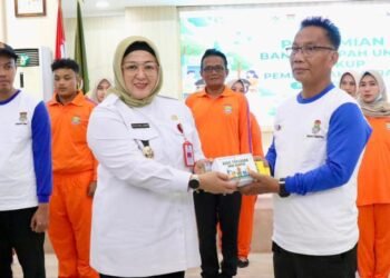 Intan Nurul Hikmah Resmikan Bank Sampah Unit Puspem Kabupaten Tangerang