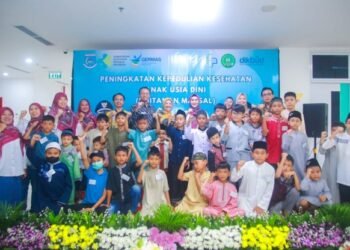 Puluhan Anak Ikuti Khitanan Massal yang Digelar GOPTKI Tangsel
