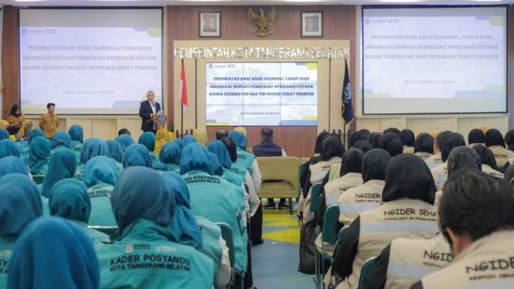 Hari Anak Nasional 2026, Benyamin Davnie: Pemkot Tangsel Perkuat Peran Kader Kesehatan dan Ngider Sehat Premium