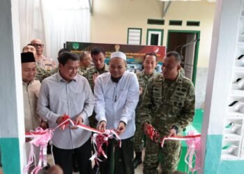 Bupati Moch Maesyal Rasyid Apresiasi Pembangunan Sarana Ibadah dan Asrama Pondok Pesantren oleh Danrem 052/Wijayakrama