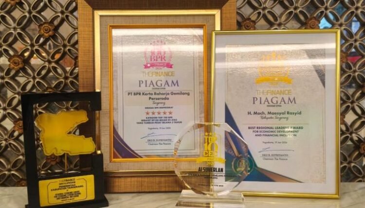 Bupati Tangerang dan BPR Kerta Raharja Gemilang Raih Penghargaan The Finance 2026