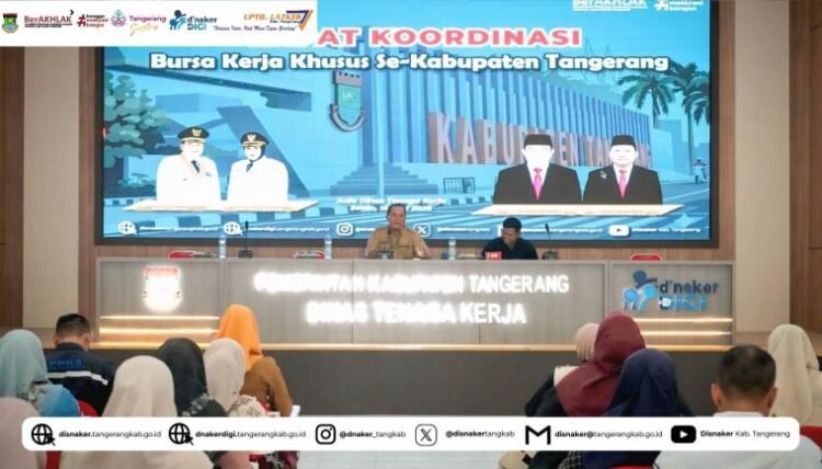 Dinas Tenaga Kerja Kabupaten Tangerang Gelar Rapat Koordinasi BKK, Perkuat Sinergi Tekan Angka Pengangguran