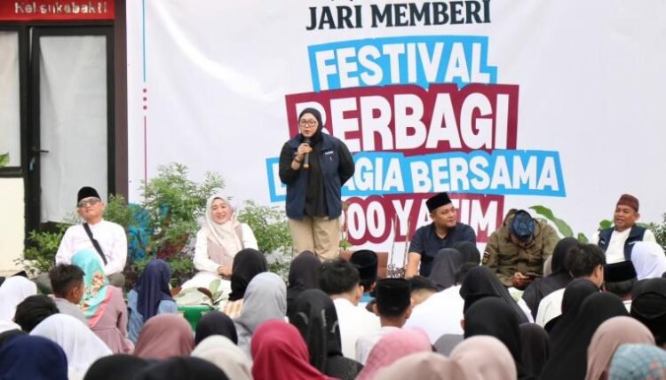 Intan Nurul Hikmah Hadiri Festival Berbagi Bahagia Bersama 200 Anak Yatim di Kecamatan Curug