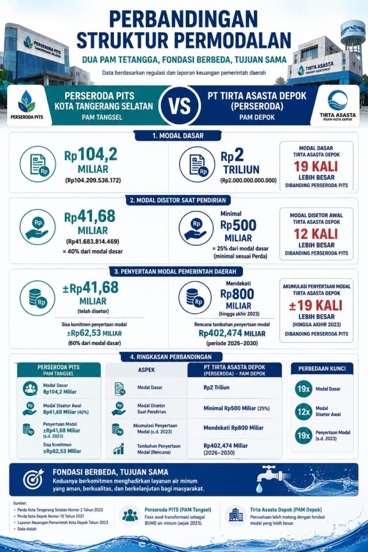 Sama-sama Raih Warta Kota Awards, PAM Tangsel dan PAM Depok Tempuh Jalur Transformasi Berbeda