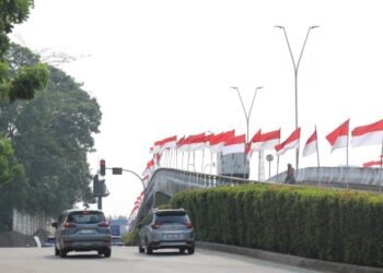 HUT Ke-81 RI, Nuansa Merah Putih di Tangsel Mulai Terasa di Berbagai Wilayah