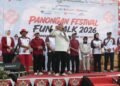 Bupati Tangerang Moch Maesyal Rasyid Lepas Peserta Fun Walk Semarak HUT RI di Panongan