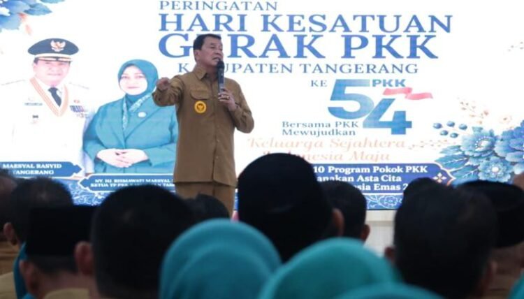 HKG PKK ke-54 di Kabupaten Tangerang, Maesyal Rasyid Tekankan Penguatan 10 Program Pokok PKK