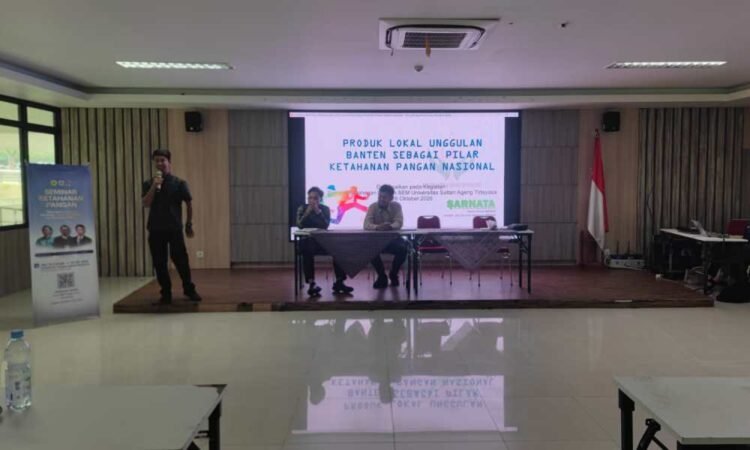 Seminar Untirta Ajak Pemuda Banten Berkontribusi dalam Penguatan Ketahanan Pangan Nasional